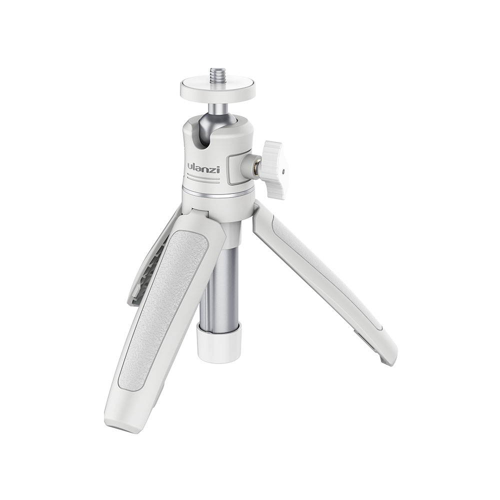 ulanzi MT-08 Mini Extendable Desktop Tripod Handheld Photography Bracket Stand with Flexible Ballhead 1/4 Inch Screw Mount for Selfie Travel Vlogging