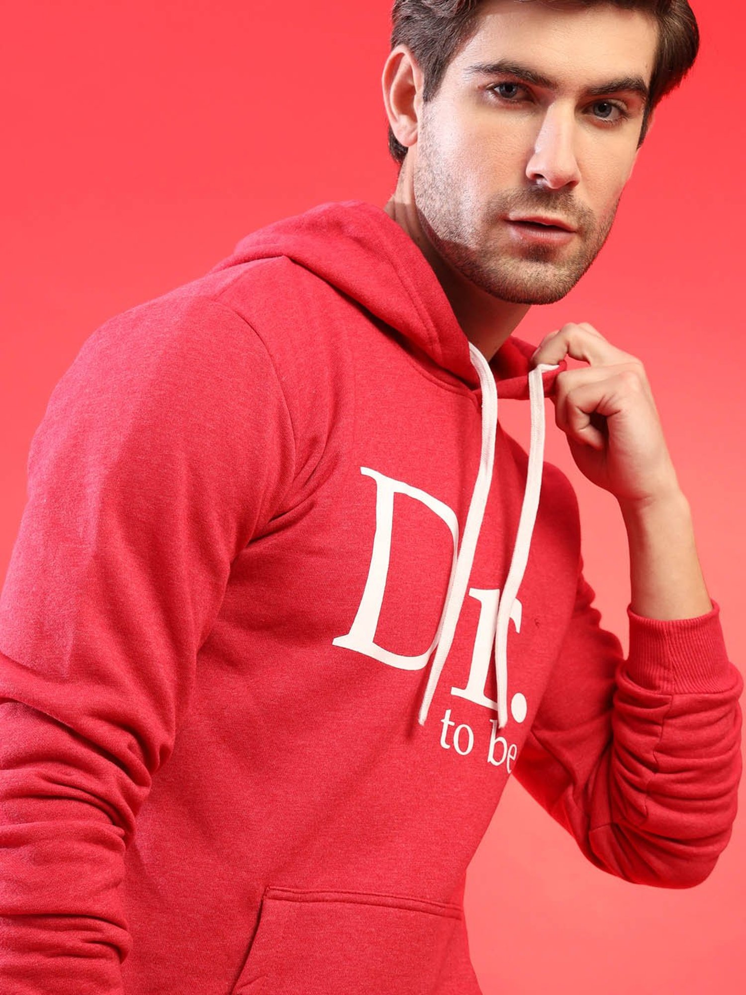 Forca Black Regular Fit Printed Sweatshirt