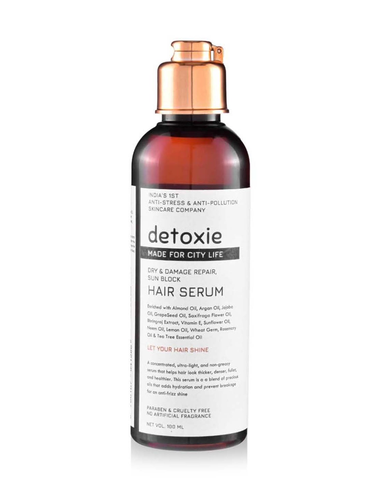 Detoxie Dry & Damage Repair Sun Block Hair Serum -100 ml