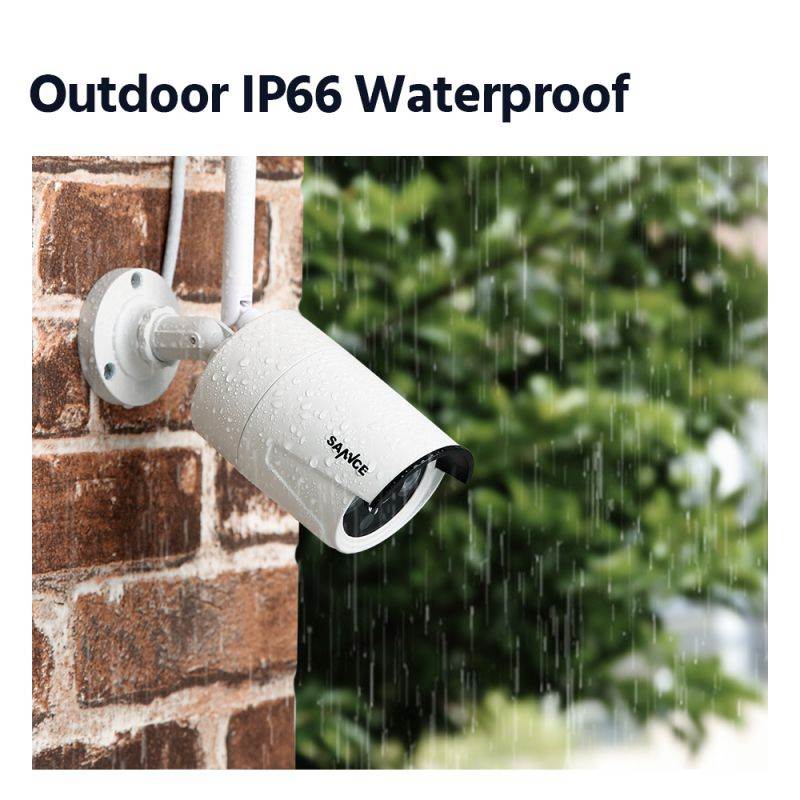 SANNCE 8 Channel 5MP Super HD Wireless NVR Security Camera System with 3MP WiFi Cameras 100 ft Night Vision H.264+ Smart Motion Alerts Built-in Mic AI Human Detection 8 Camera With 2TB HDD