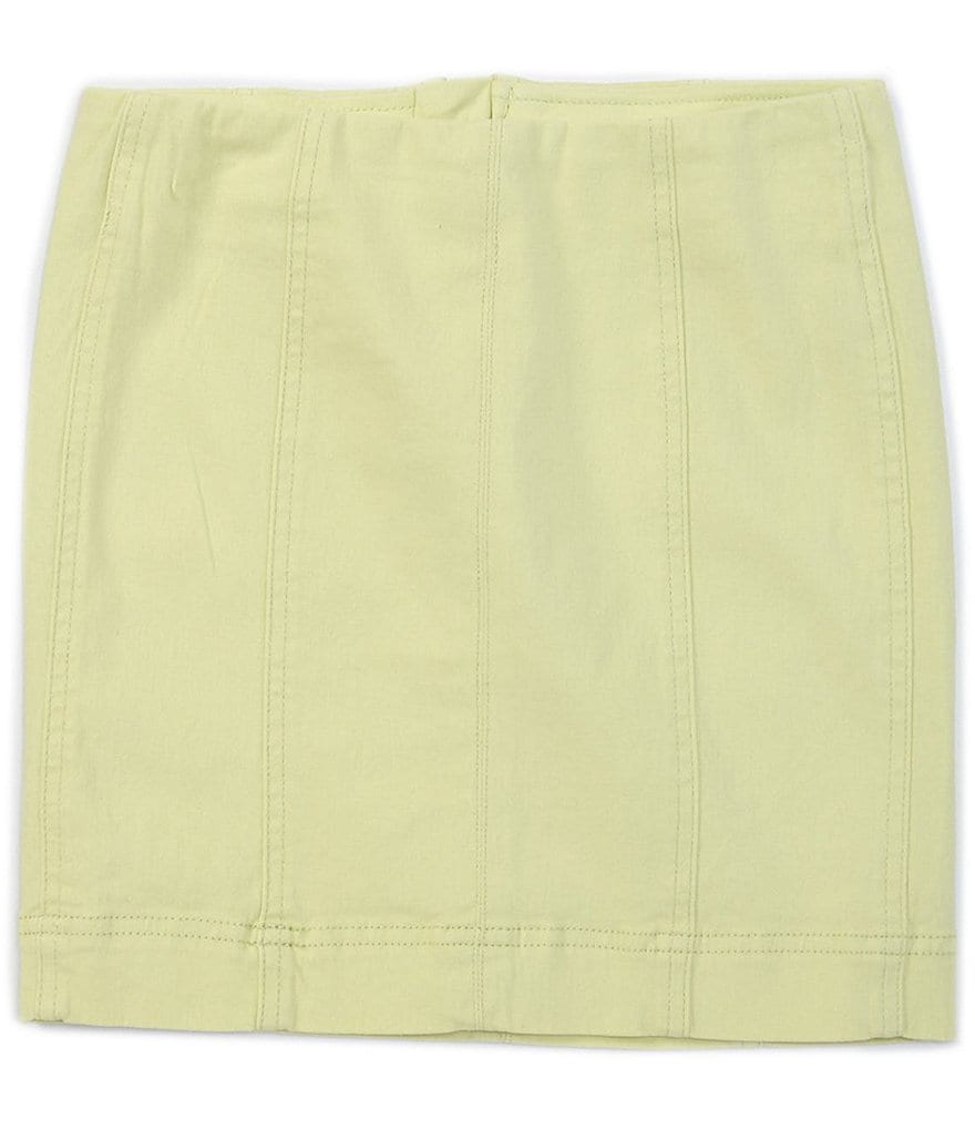 I.N. Girl Big Girls 7-16 Button-Front Denim A-Line Skirt