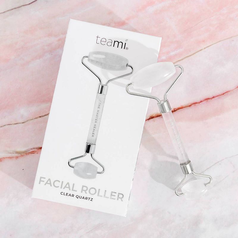 Teami Clear Quartz Facial Roller - 1ct