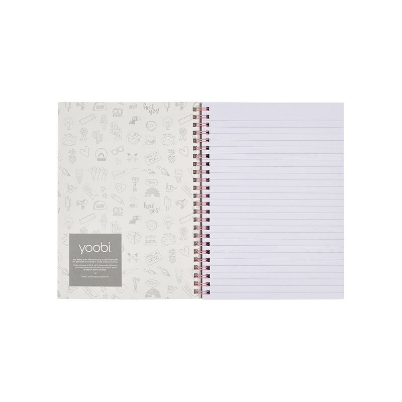 Yoobi™ 60 sheet College Ruled Spiral Journal Supplies Rainbow