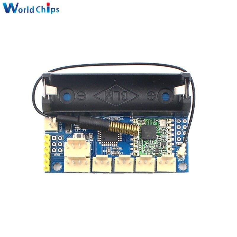 5PCS 868mhz LoRa Radio Node V1.0 IOT Wireless Transmission Lora Module RFM95 SX1276 for Arduino ATmega328P 3.7-12V uFL Antenna