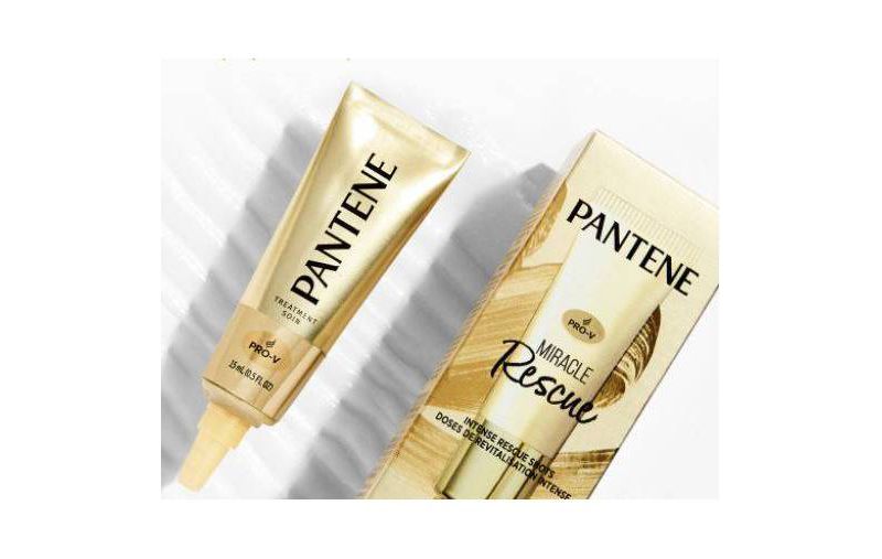 Pantene 4ct Miracle Intense Rescue Shots Dry Hair Treatment - 0.5 fl oz
