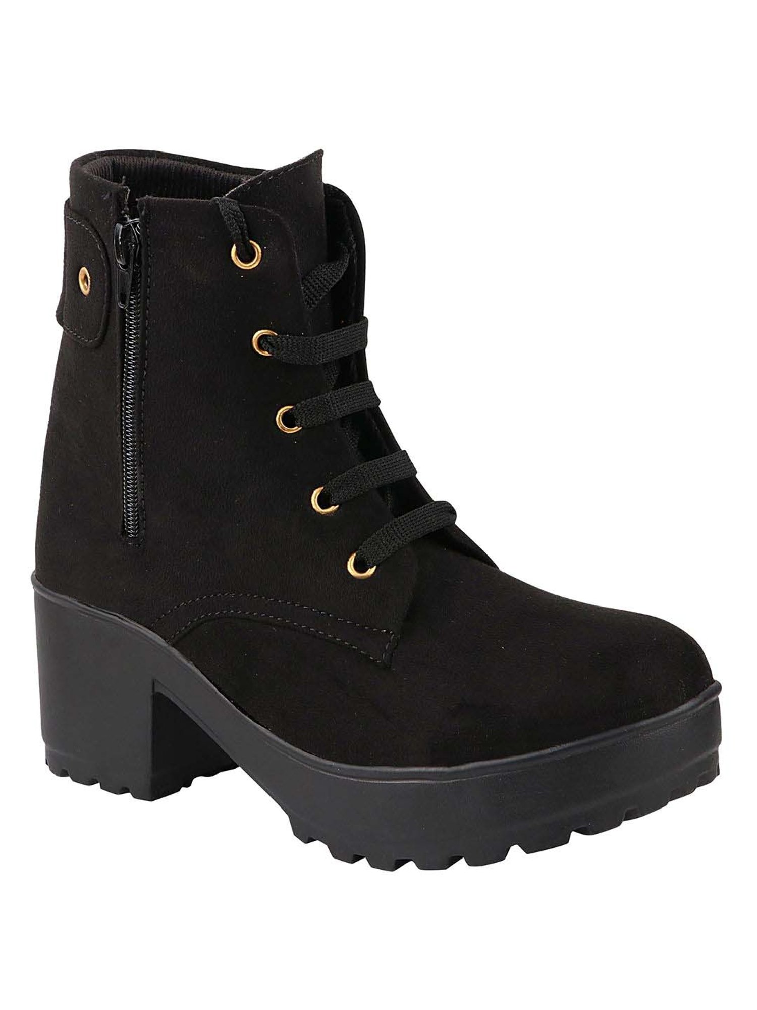 Shoetopia Kids Black Casual Boots