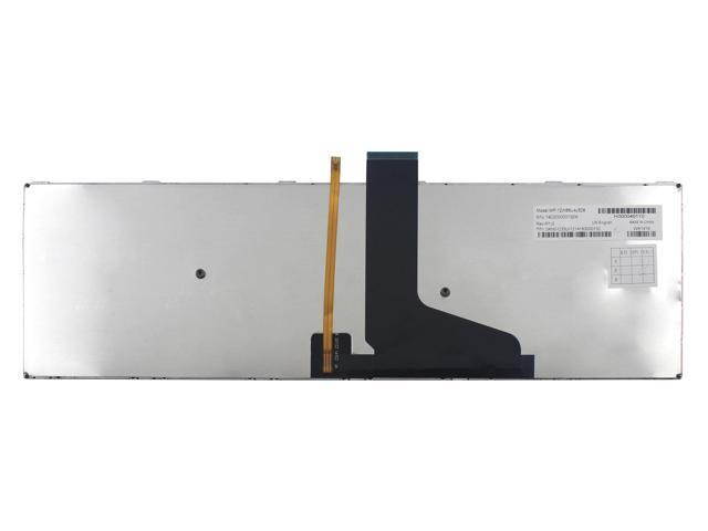 Laptop replacement Backlit keyboard for Toshiba 6037B0096809 9Z.N7UBV.M1D MP-12W83USJ920 UI International  layout Black color with black frame