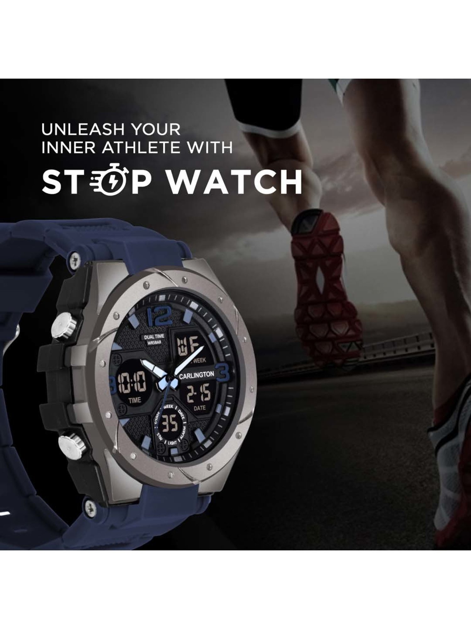 CARLINGTON Endurance 9105 Analog-Digital Watch for Men