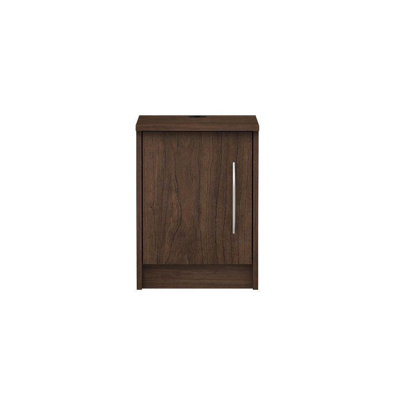Addison 1 Door Nightstand Walnut Brown - Loft 607