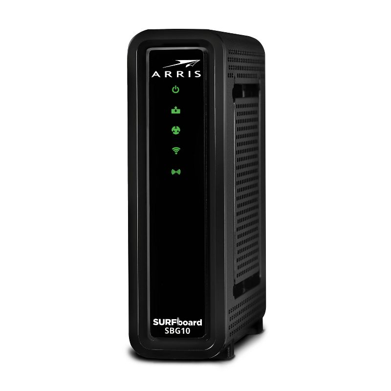 ARRIS SURFboard 16x4 DOCSIS 3.0 Wi-Fi Cable Modem, Model SBG10 (Black)