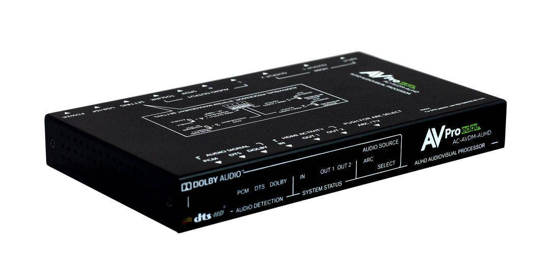 AVPro Edge AC-AVDM-AUHD 18Gbps 8-Ch Bit Stream Decoder/Downmixer/Supporting Dolby Audio and DTS-HD w/10-Yr Warranty