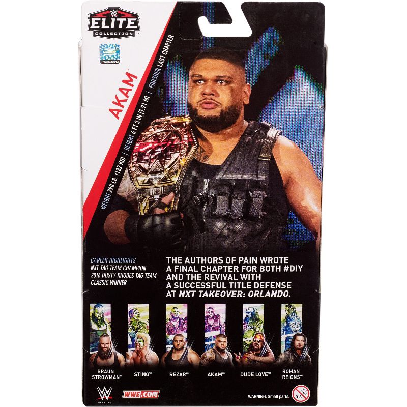 WWE Elite Collection Author of Pain Akam Action Figure - Series #62
