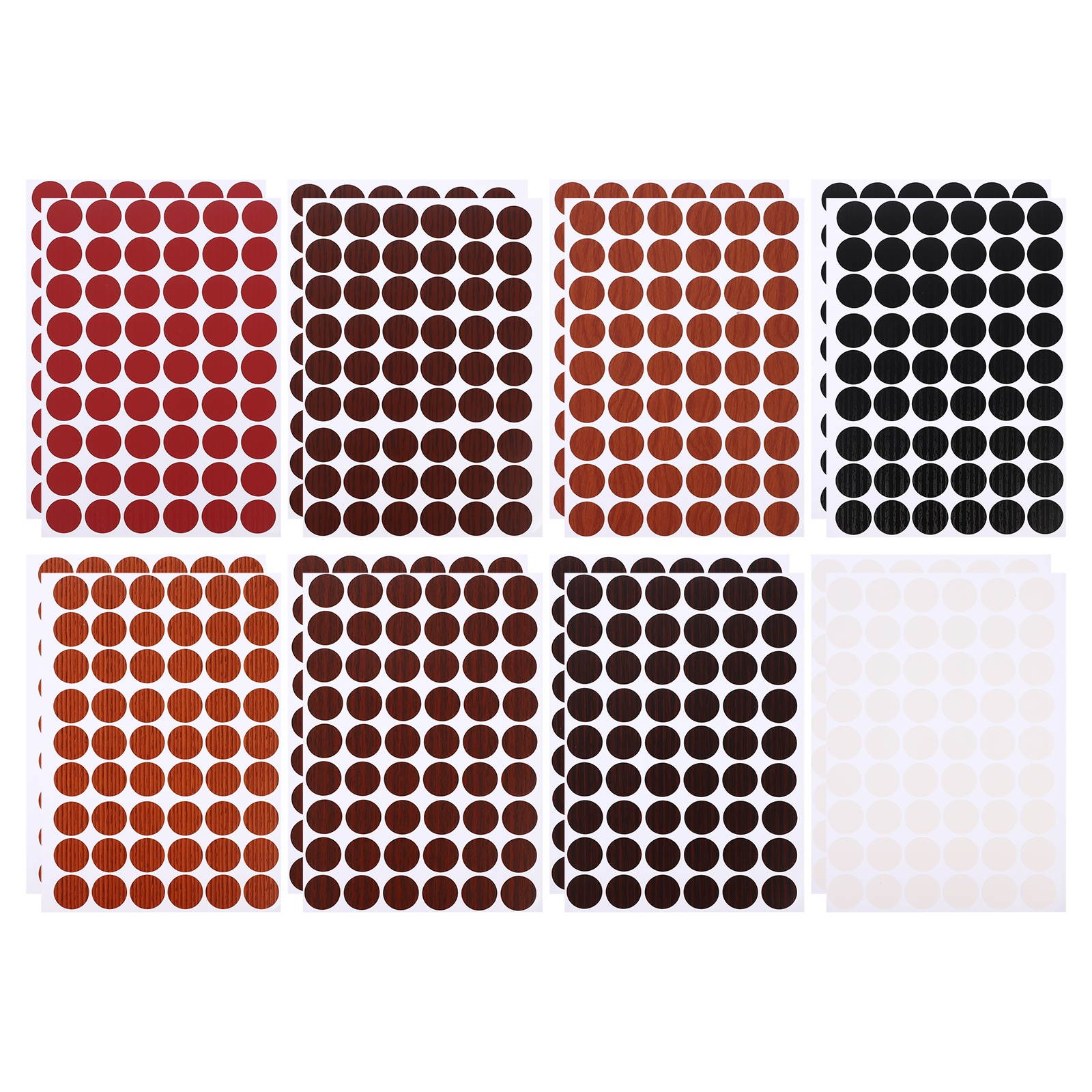 864Pcs Screw Hole Decal Decorative Repairing Adhesive Cover Sticker Screw Hole Cap