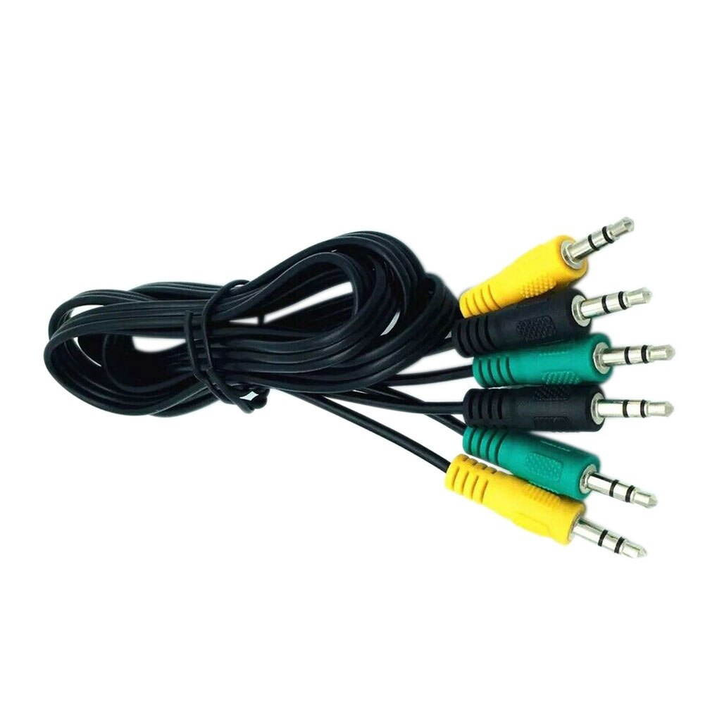 3.5mm Replacement Parts Audio Cable For 5.1 Channel Male Adapter Converter Car TRS Jack Headphones Computer Accessories Office (1pcs)