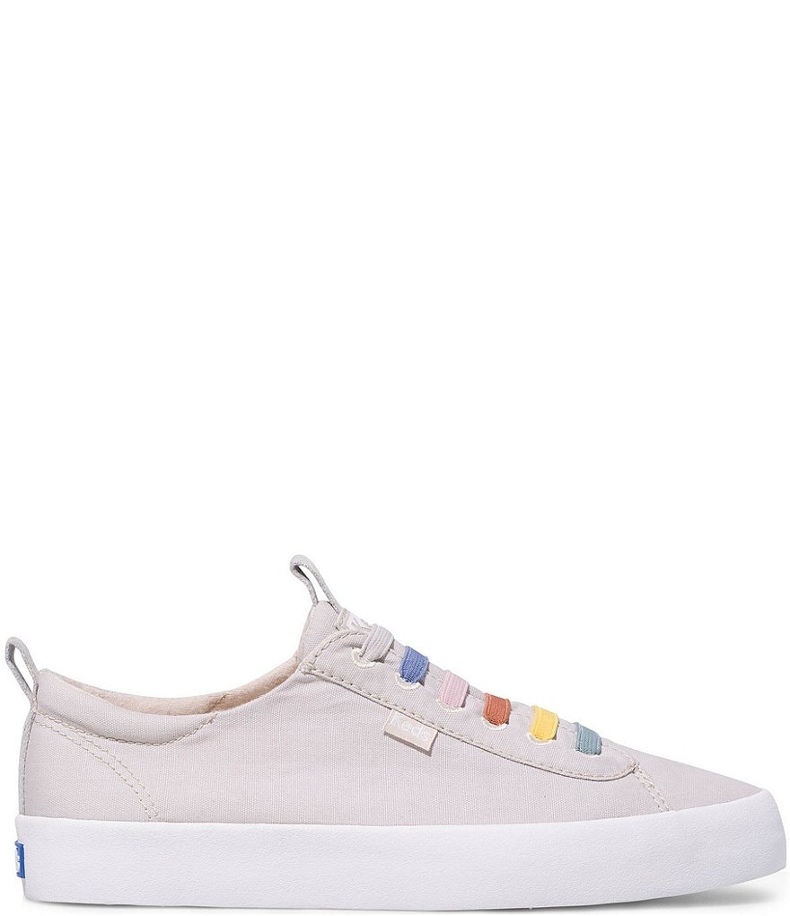 Keds Kickback Organic Rainbow Lace Slip-On Sneakers