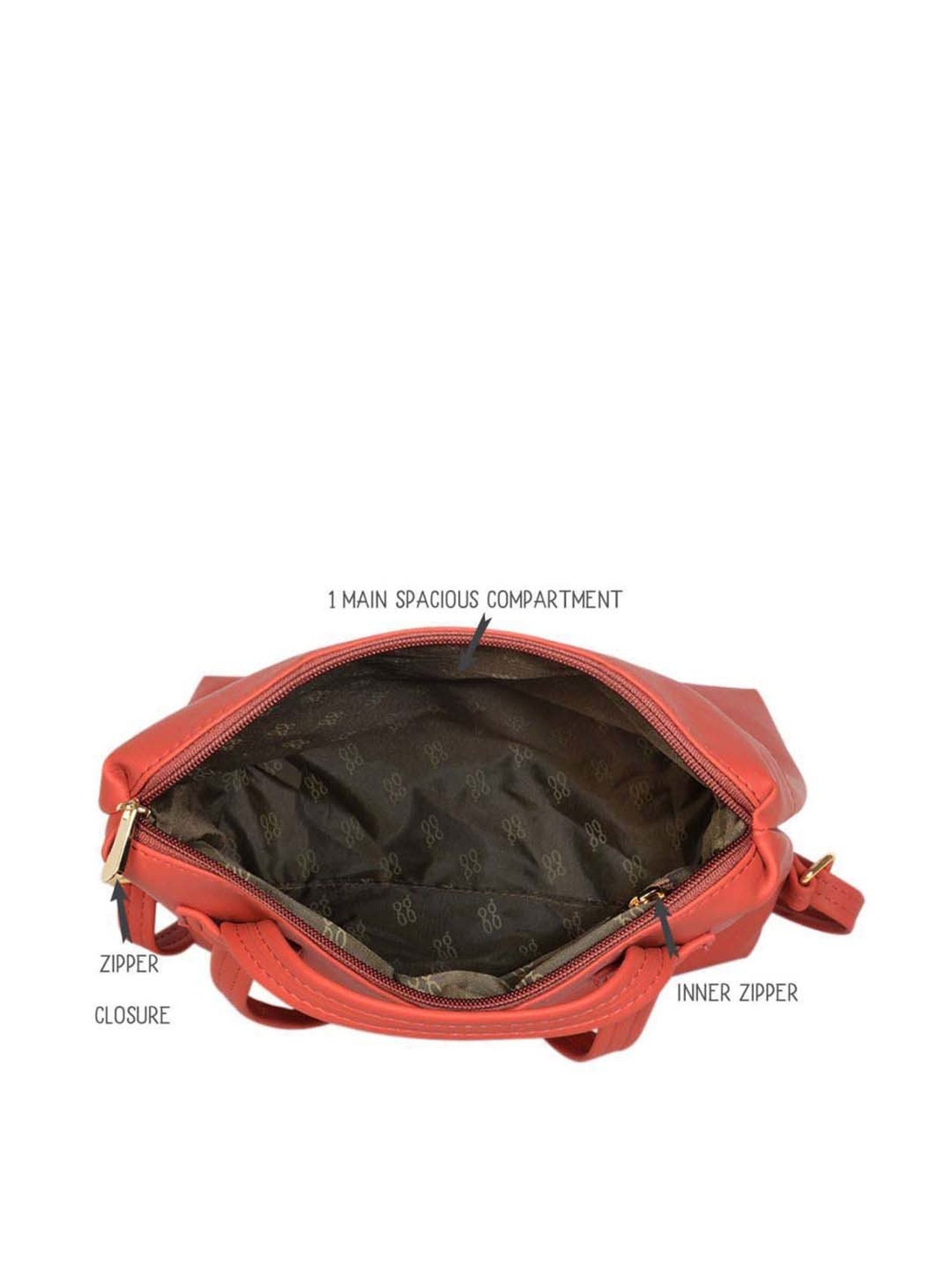 Baggit Red Medium Backpack