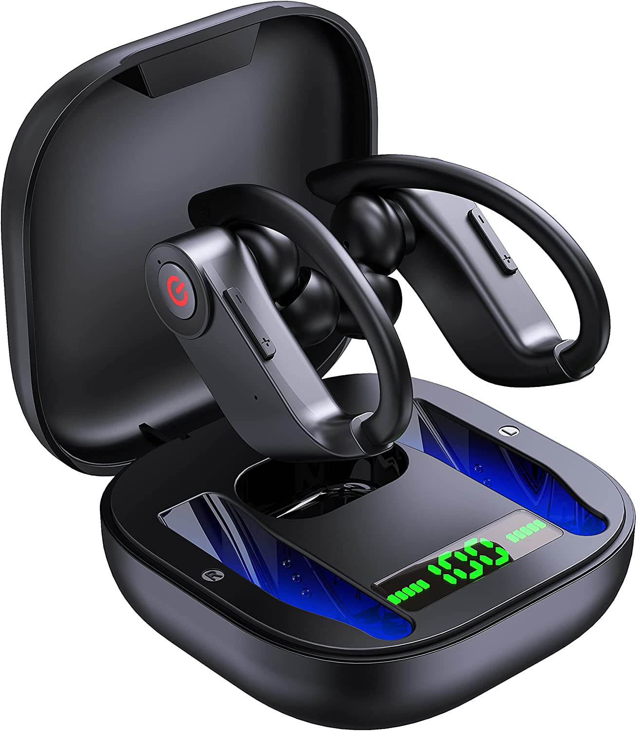 Ture Wireless Earbuds, Bluetooth 5.1 Wireless Headphones in-Ear Stereo Sports Bluetooth Earphones, Noise Cancelling Earbuds with Mic Deep Bass, IPX7 Waterproof, 40H Playtime Wireless Headset for Sport