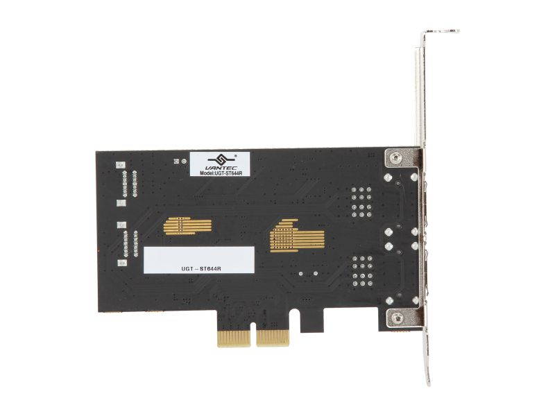 VANTEC 4 Channel 6-Port SATA 6Gb/s PCIe RAID Host Card Model UGT-ST644R
