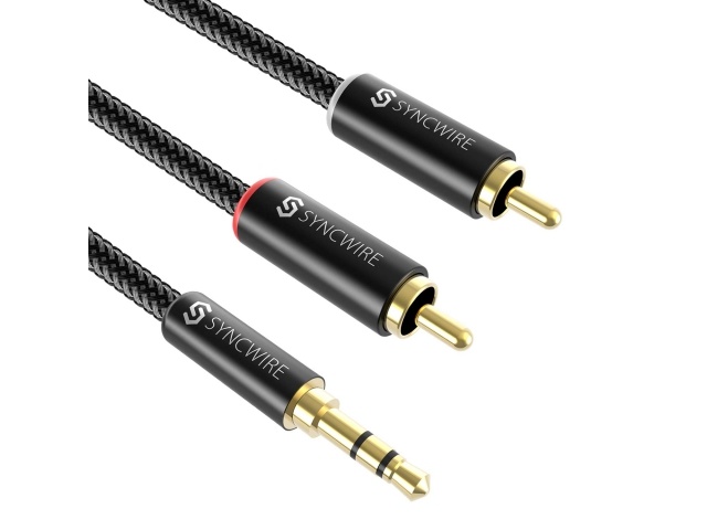 Syncwire Premium 3.5mm to RCA Cable 1.8m- SW-RC151