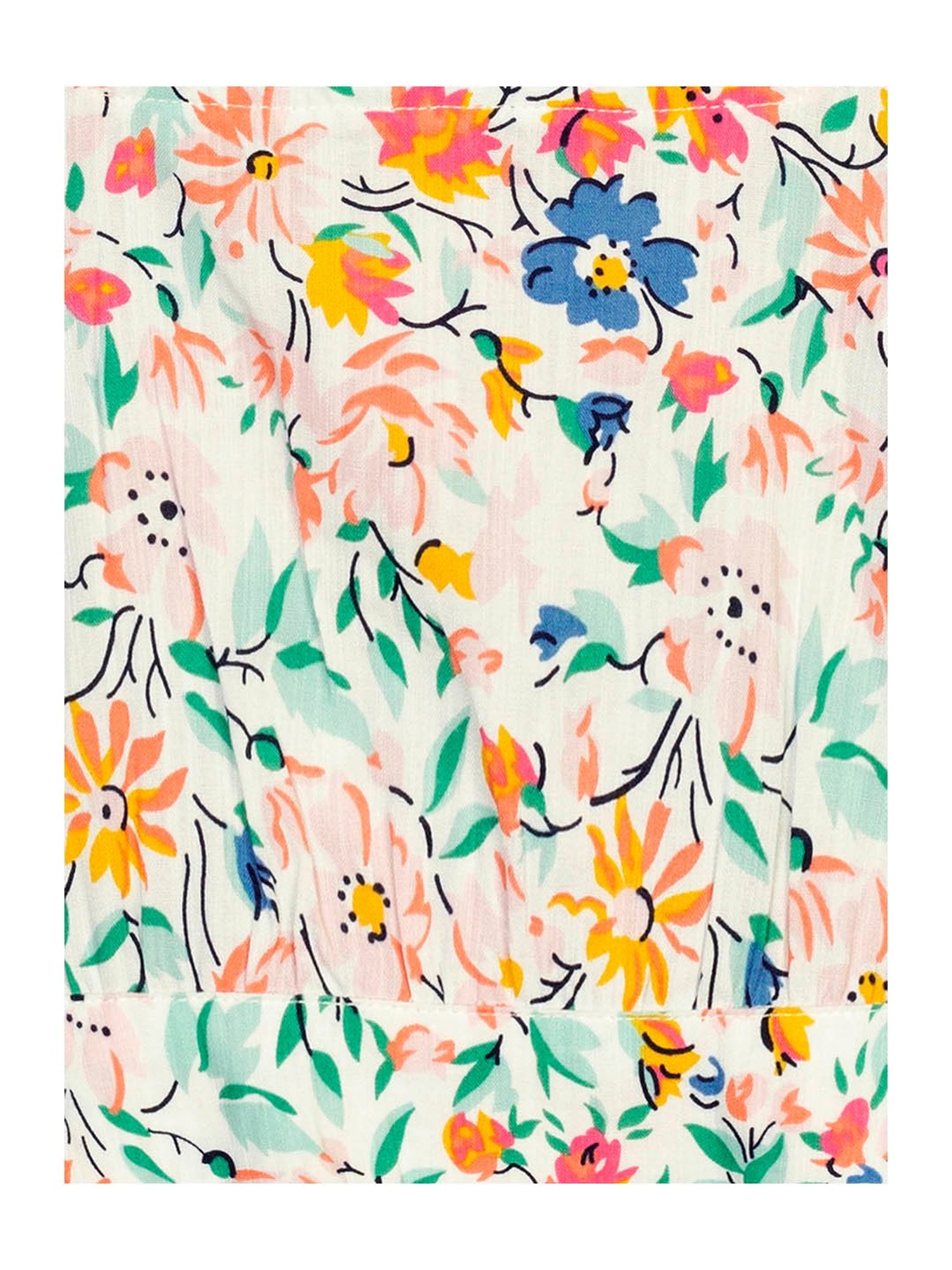 Budding Bees Kids Multicolor Floral Print Jumpsuit