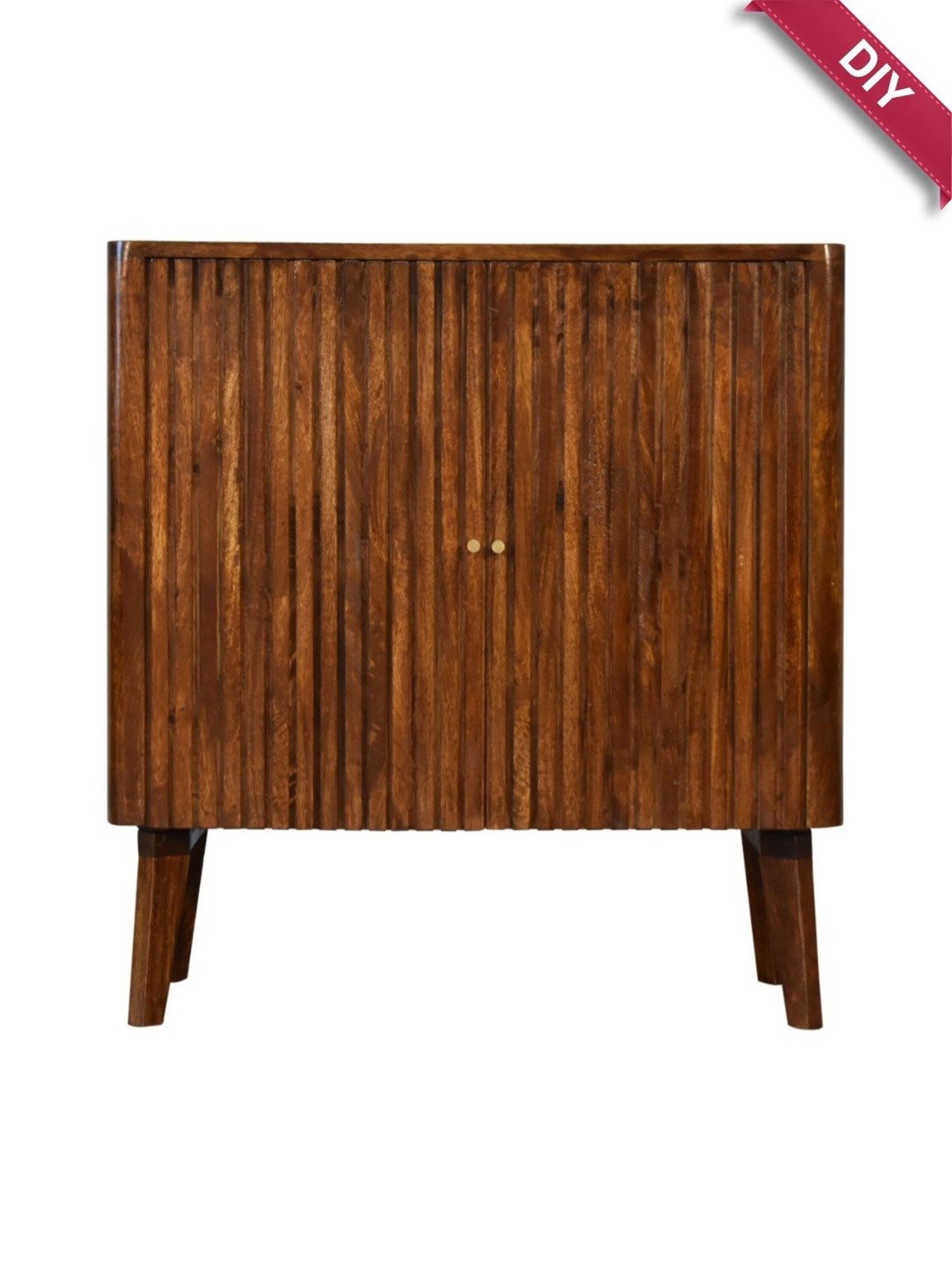 Artisan Furniture Reeve Brown Wood Cabinet