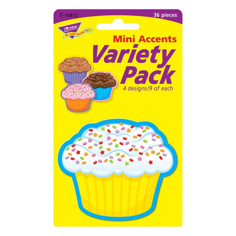 6pk 36 per Pack Cupcakes Mini Accents - TREND