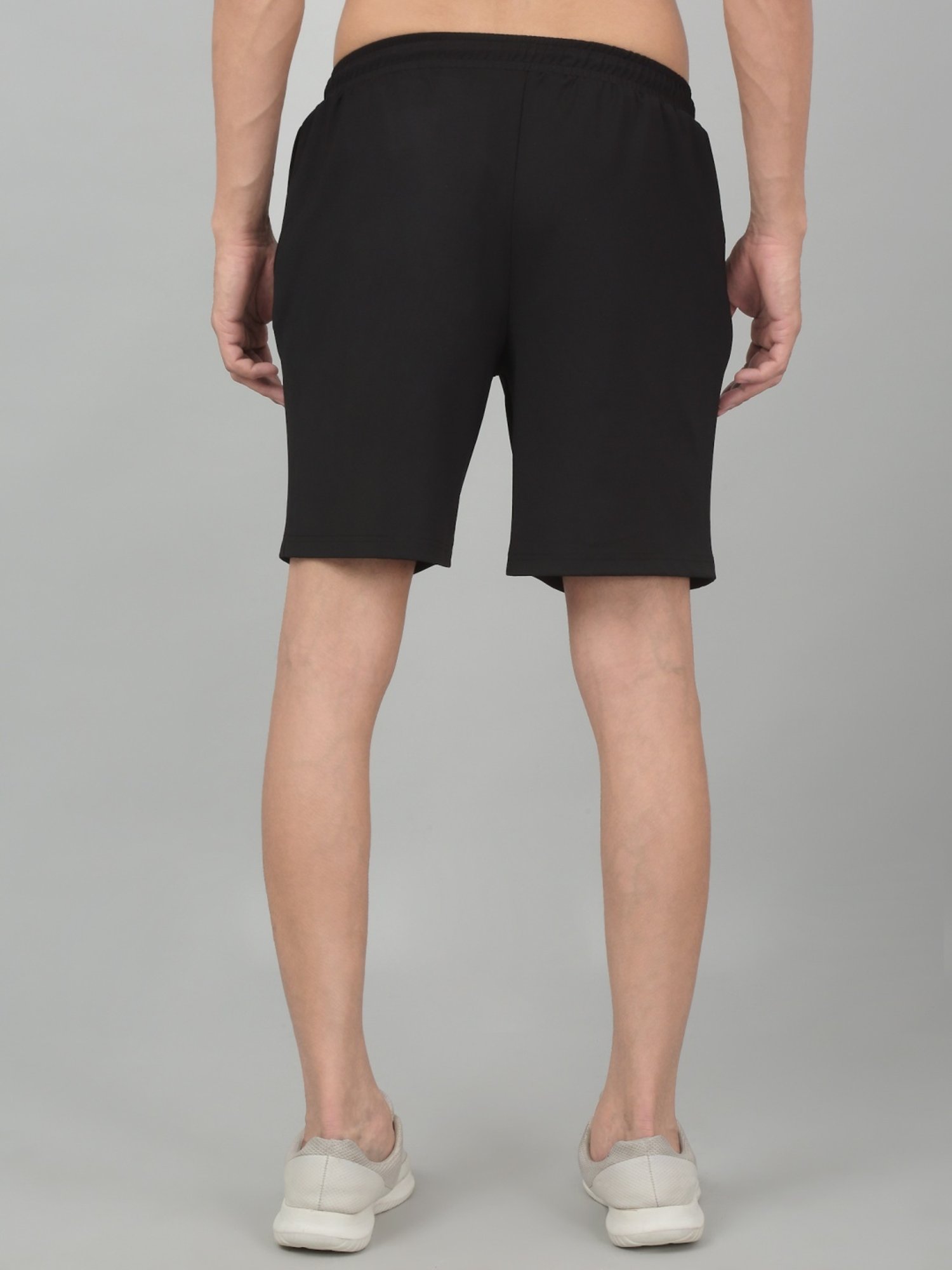 Cantabil Black Regular Fit Sports Shorts