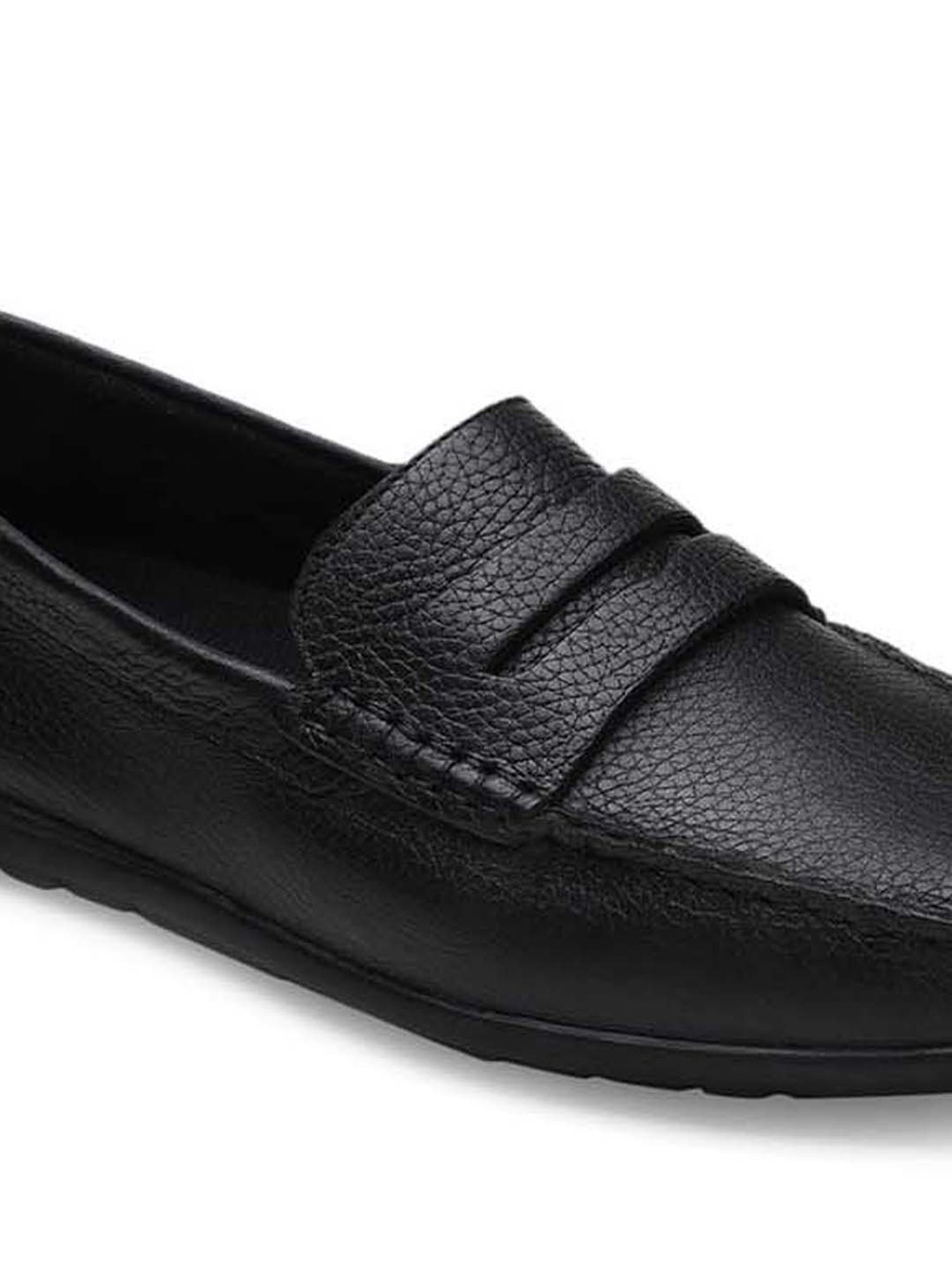 EZOK Men's Black Formal Loafers
