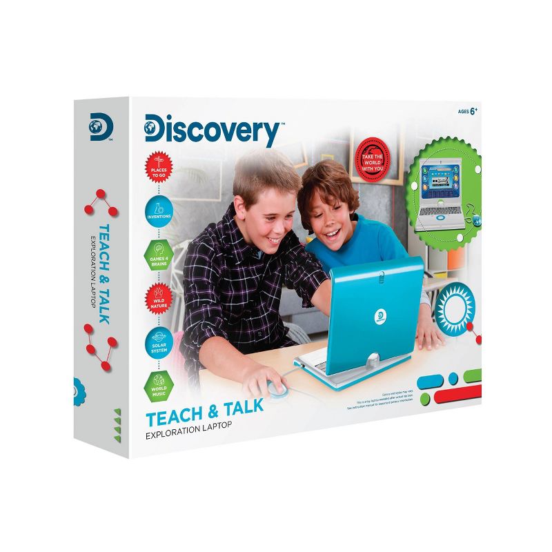 Discovery Kids Toy Computer Laptop - Blue