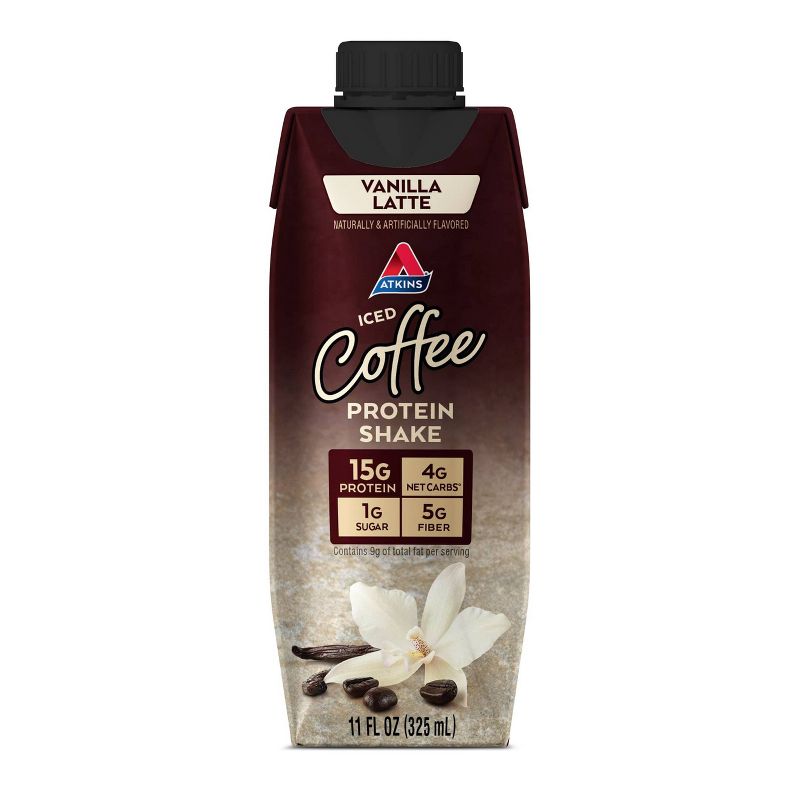 Atkins Ready to Drink Shake - Iced Coffee Vanilla Latte - 4pk