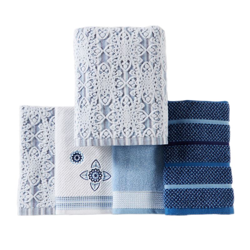 Kali Bath Towel Blue Smoke - Saturday Knight Ltd.