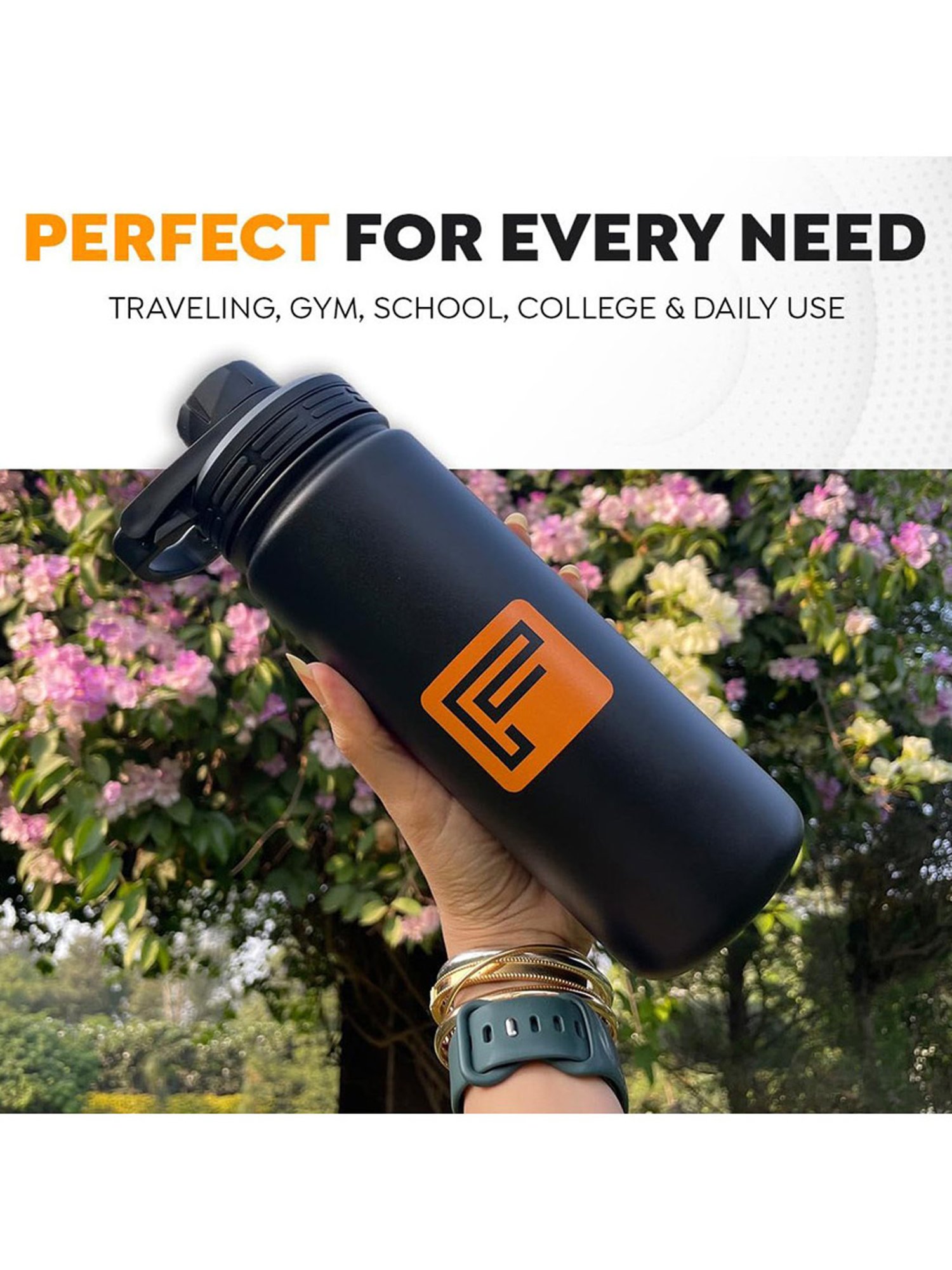 Protoner Gym Gloves with Padded Palm and Wrist Support (Black)