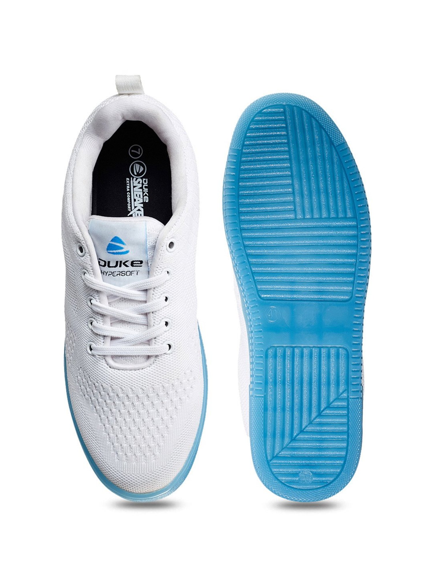 Duke Men's White Casual Sneakers