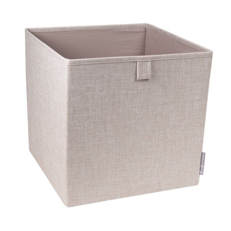 Bigso Box of Sweden Cube Storage Bin Knock Down Beige