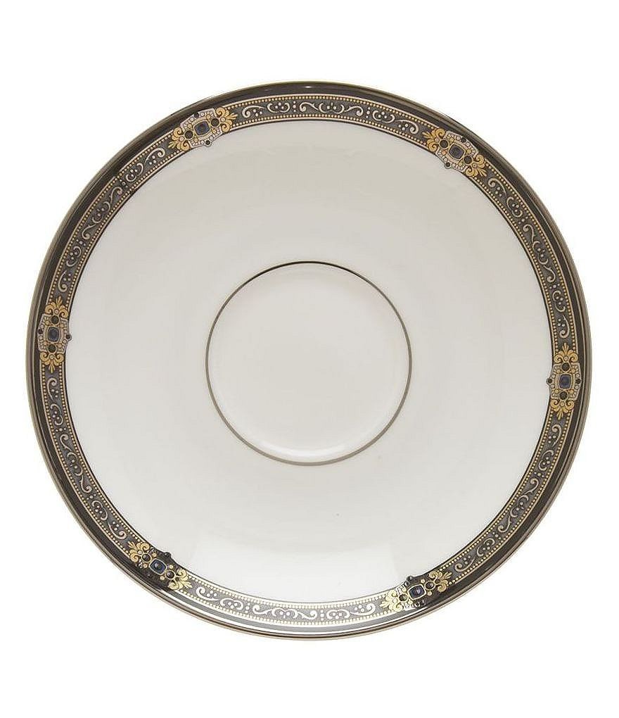 Lenox Opal Innocence Carved Vine Porcelain Saucer