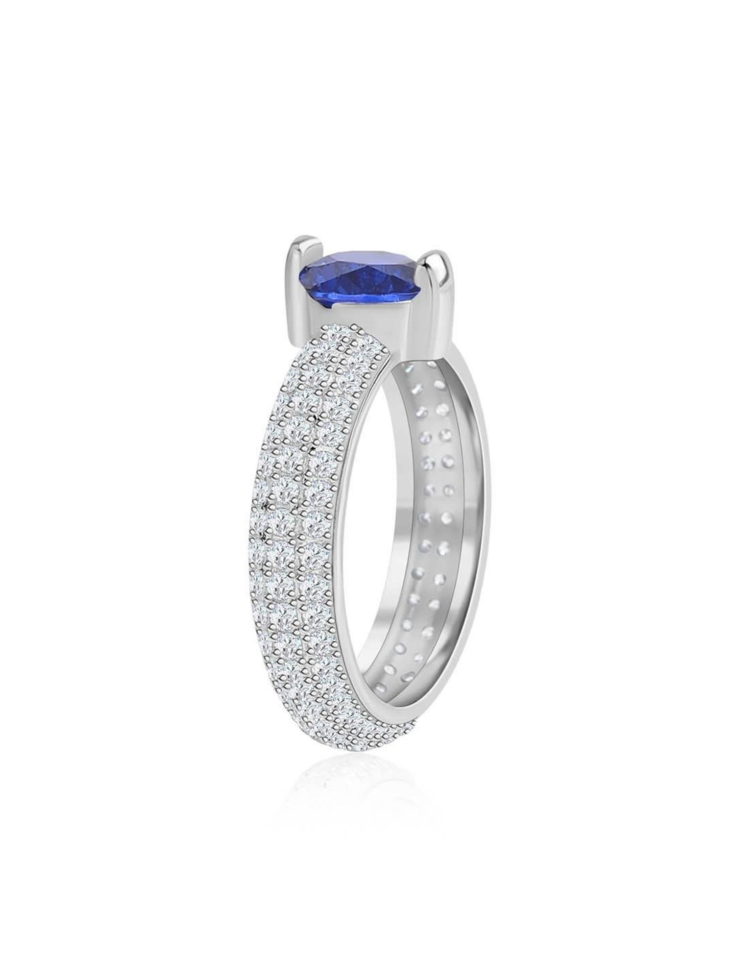 GIVA 925 Silver Pearly Bloom Ring for Women & Girls