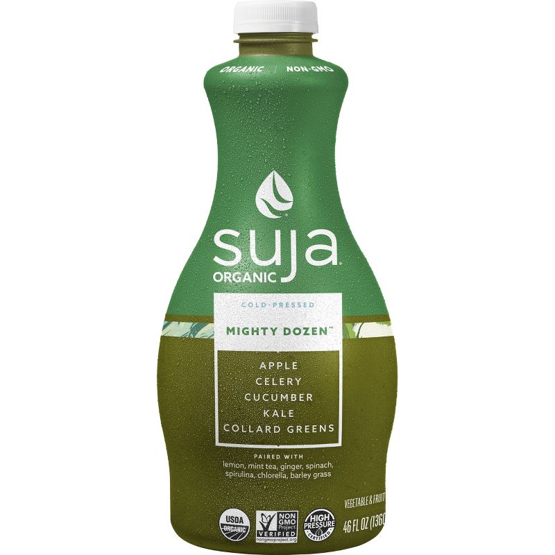 Suja Organic Vegan Mighty Dozen Fruit and Vegetable Drink - 46oz