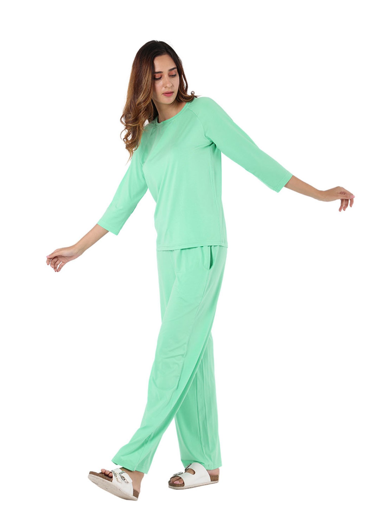 Nite Flite Mint T-Shirt With Pyjamas