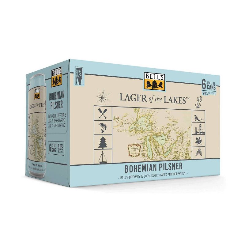 Bell's Lager of the Lakes Bohemian Pilsner Beer - 6pk/12 fl oz Cans