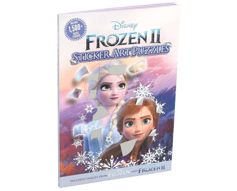 Disney Frozen 2 Sticker Art Puzzles - by Gina Gold (Paperback)