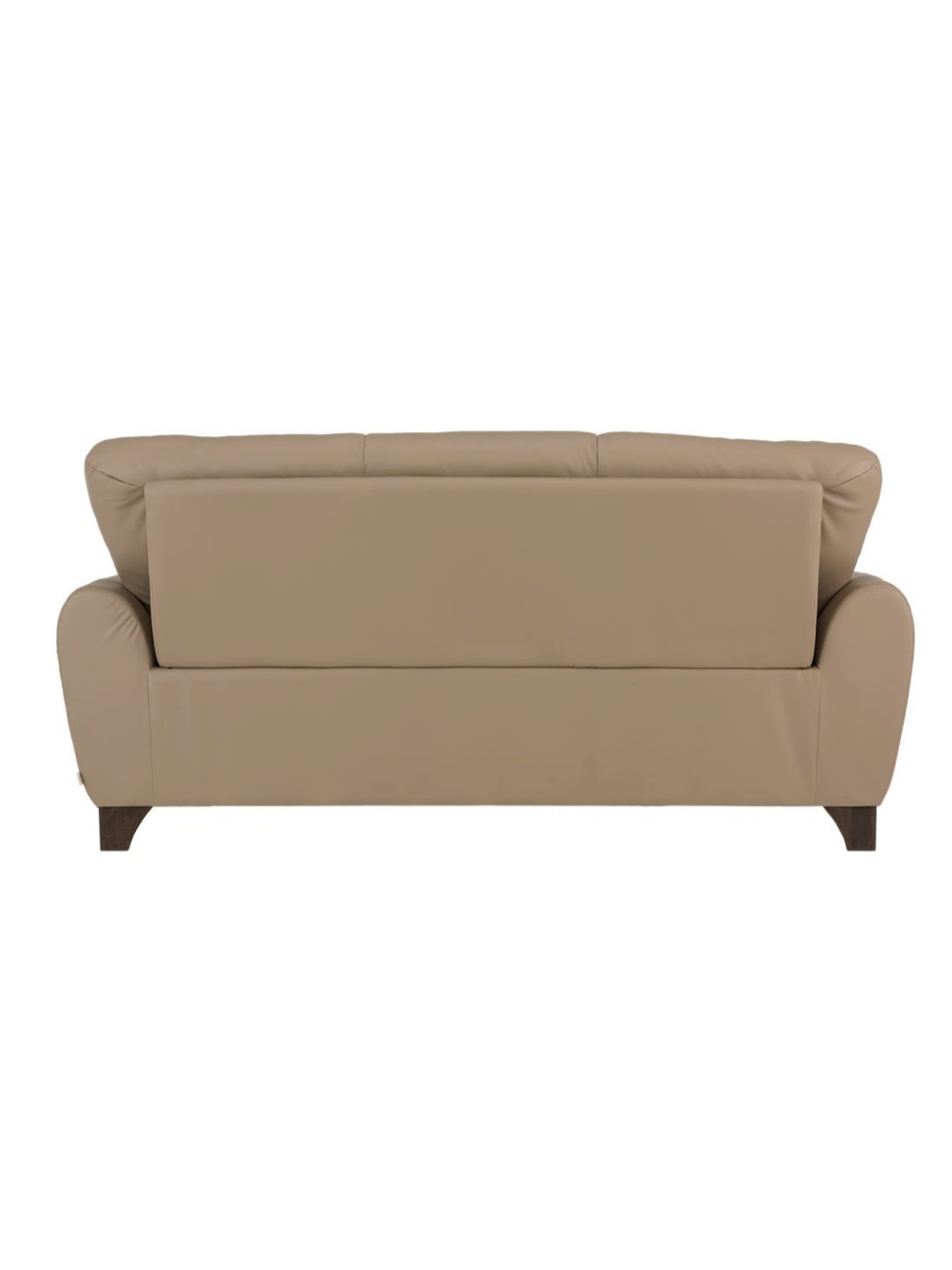 Durian Berry Black Premium Leatherette 2 Seater Sofa