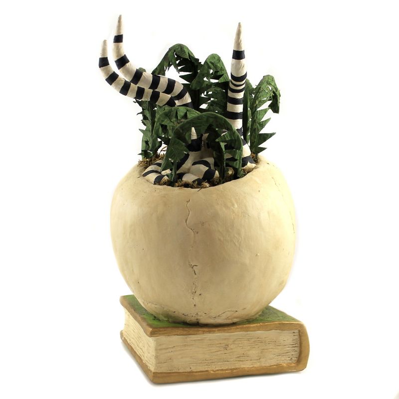 Halloween 13.75" Venomous Vines Skull Poison Ivy Book Scary Spooky  -  Decorative Figurines