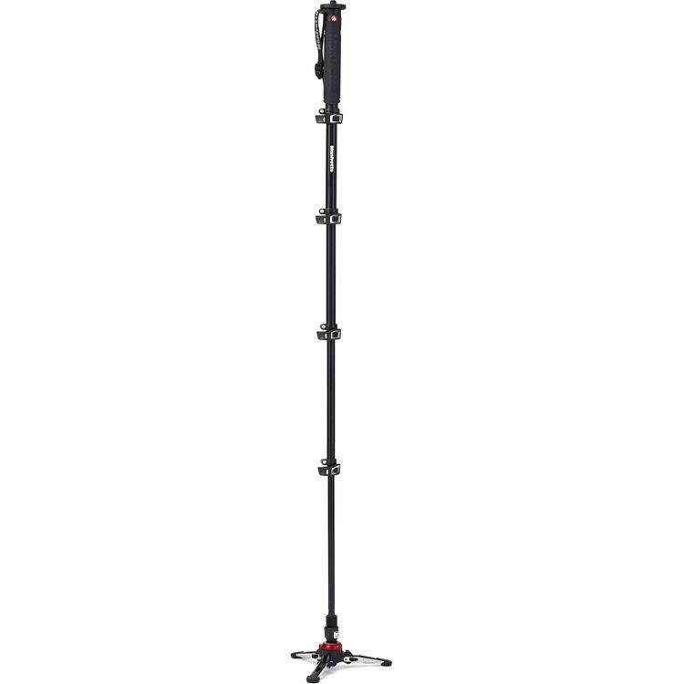 Manfrotto XPRO Monopod+ Aluminum Video Monopod, 5 Section #MVMXPROA5US