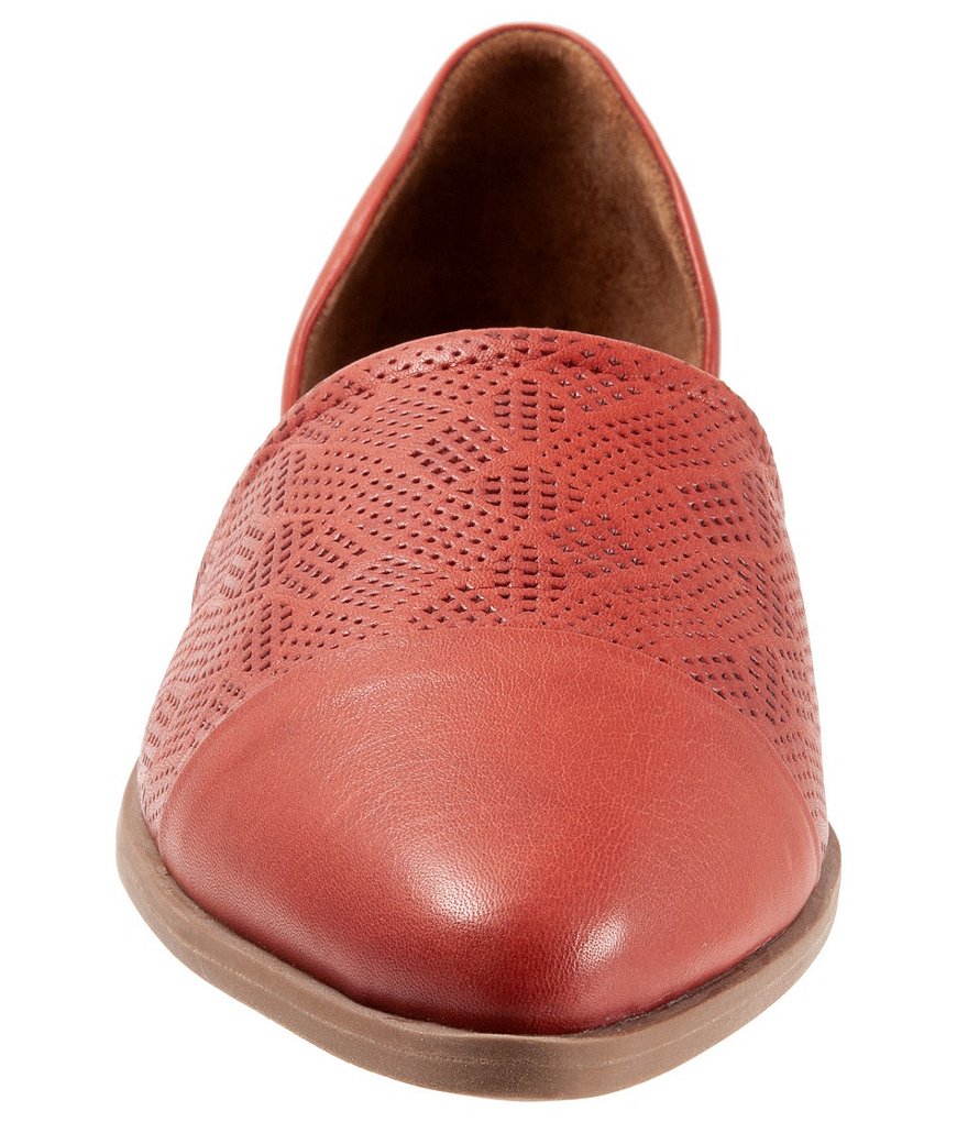 Bueno Bella Perforated Leather d'Orsay Flats