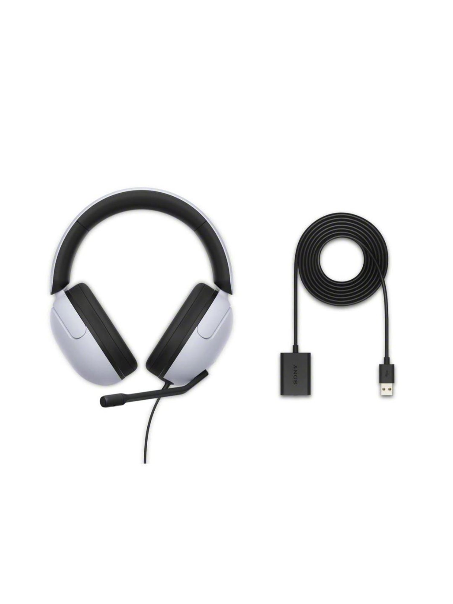 Sony INZONE H3, MDR-G300 Over Ear Wired Gaming Headphones with 360 Spatial Sound (White)