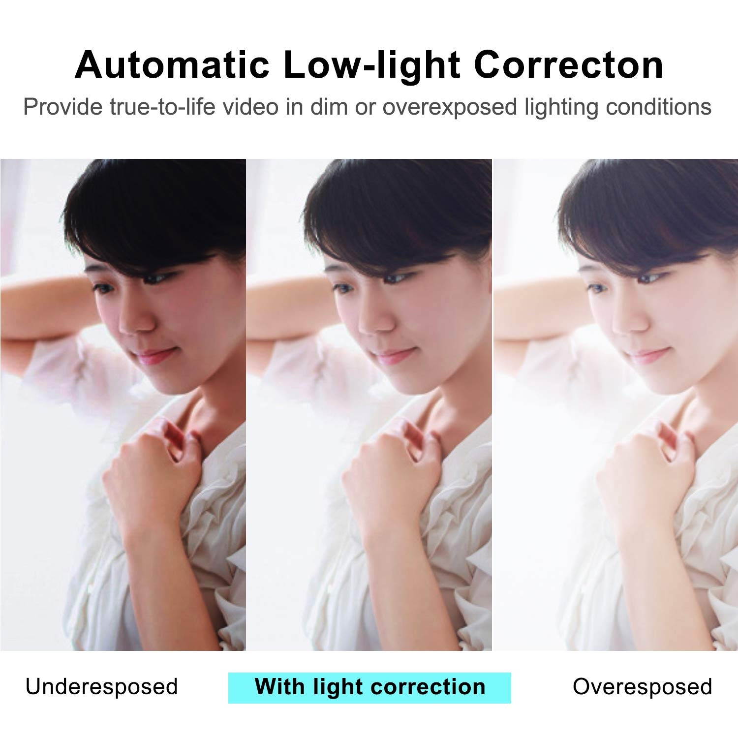 1080 Full HD Webcam with Stereo Microphone USB Desktop Laptap Webcam