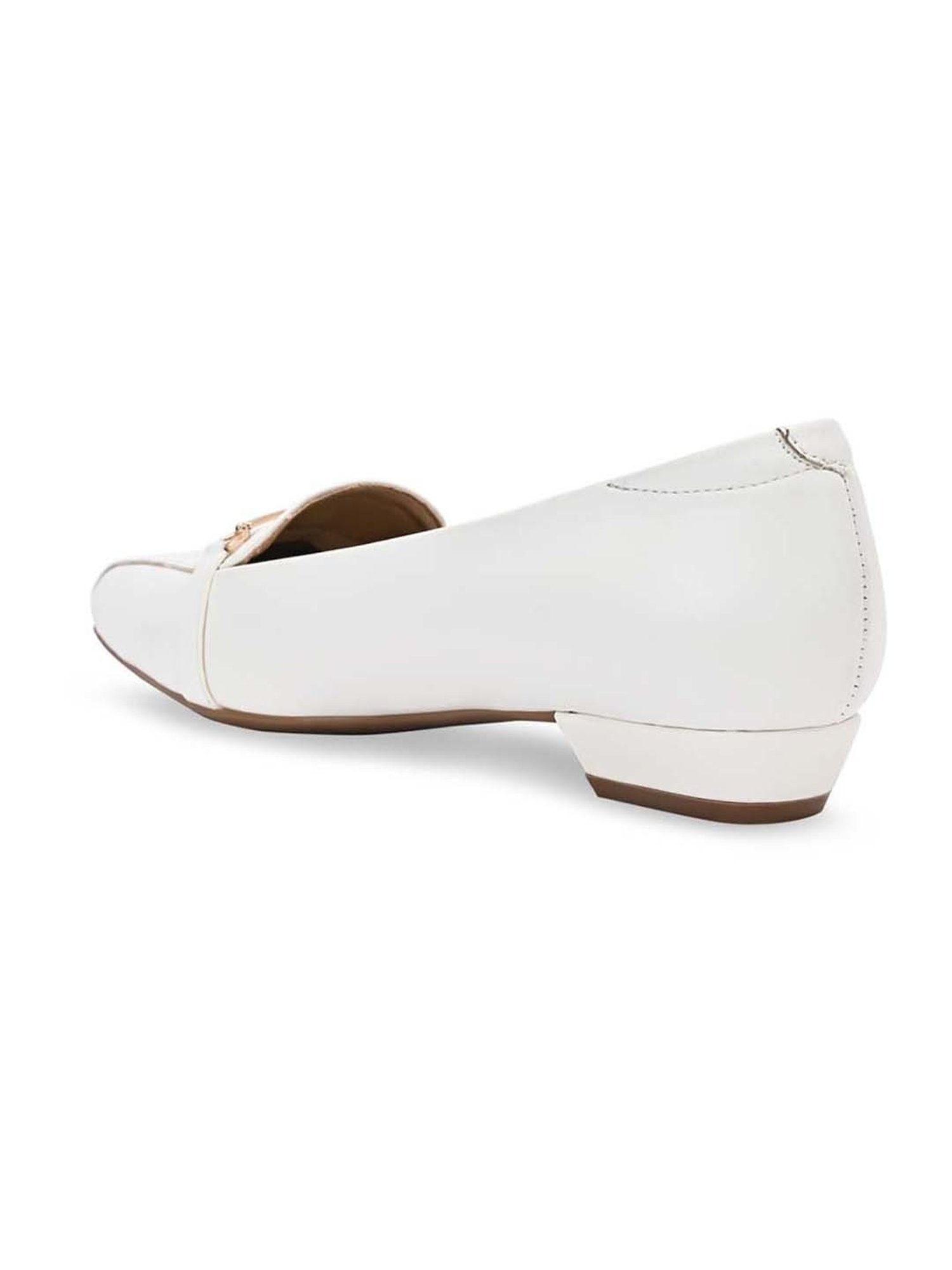 Rocia by Regal Women's White Casual Pumps