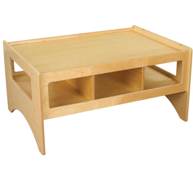 Childcraft Toddler Multi-Purpose Play Table with Storage, 36 x 26 x 18 Inches