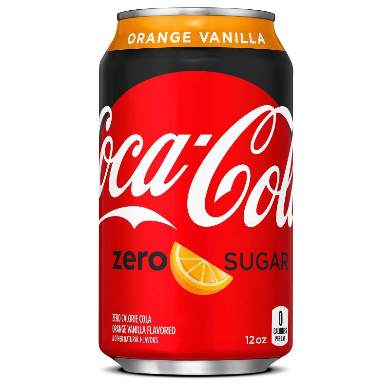 Coca-Cola Orange Vanilla Zero Sugar - 12pk/12 fl oz Cans