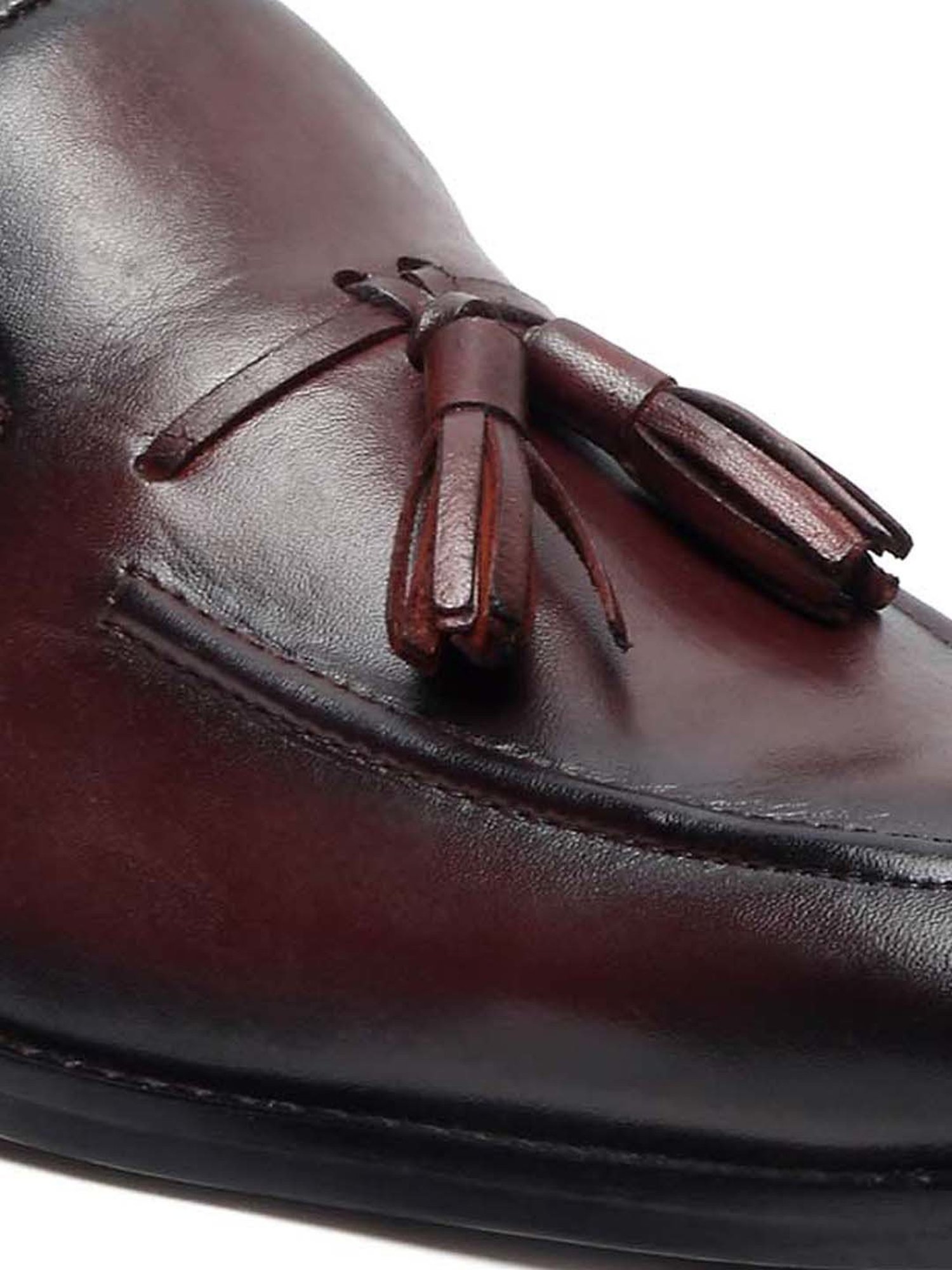 Louis Stitch Men's Rosewood Formal Mocassins